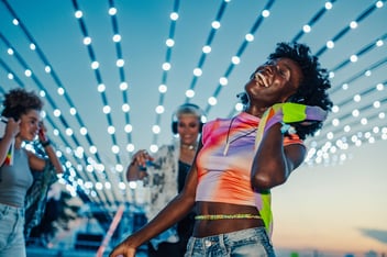 Girl Dancing at Bar or Nightclub