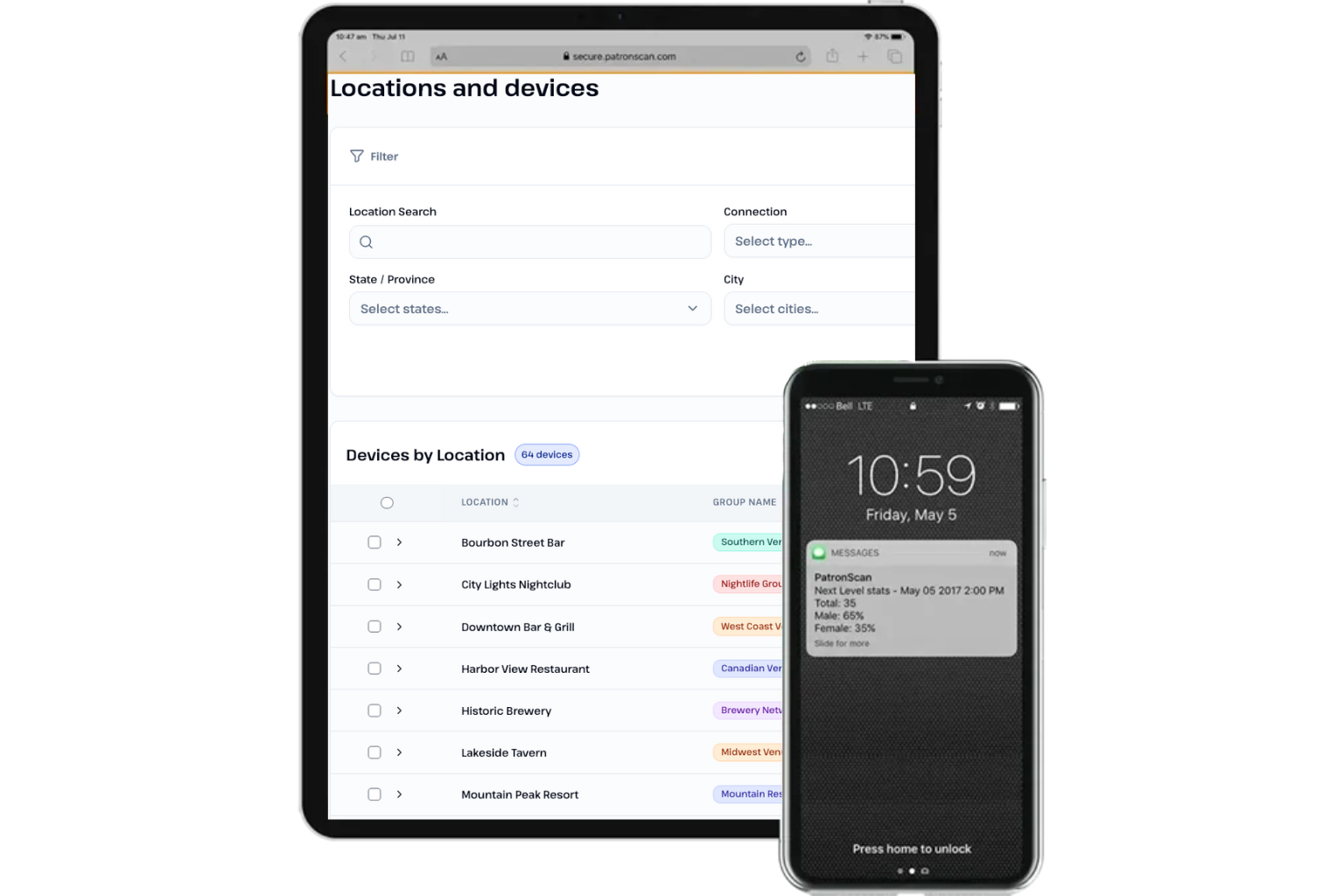 web-admin-portal-tablet